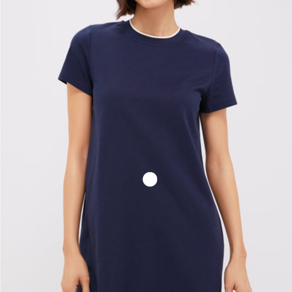 Pomander Place Navy Midi Dress